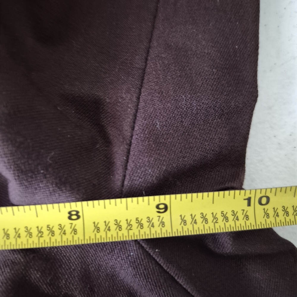 Banana Republic Dress Pants Womens 0 Brown Sloan Modern Bi-Stretch Ankle Slim - Picture 10 of 11